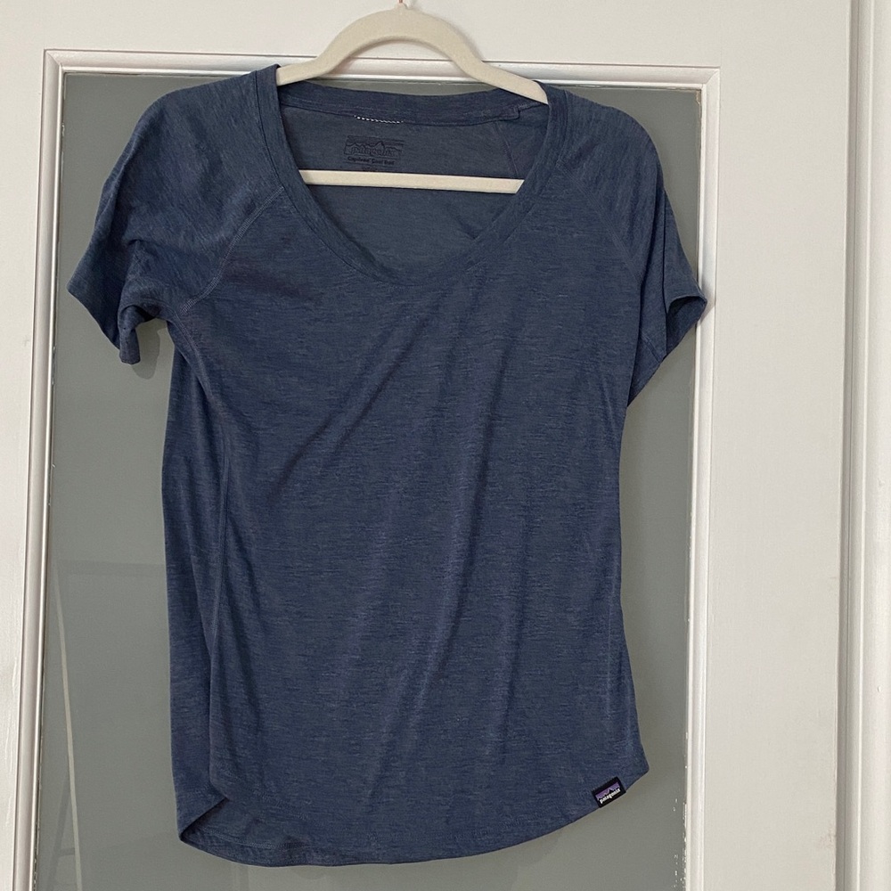 Patagonia Women's Short Sleeve Blue Tee
